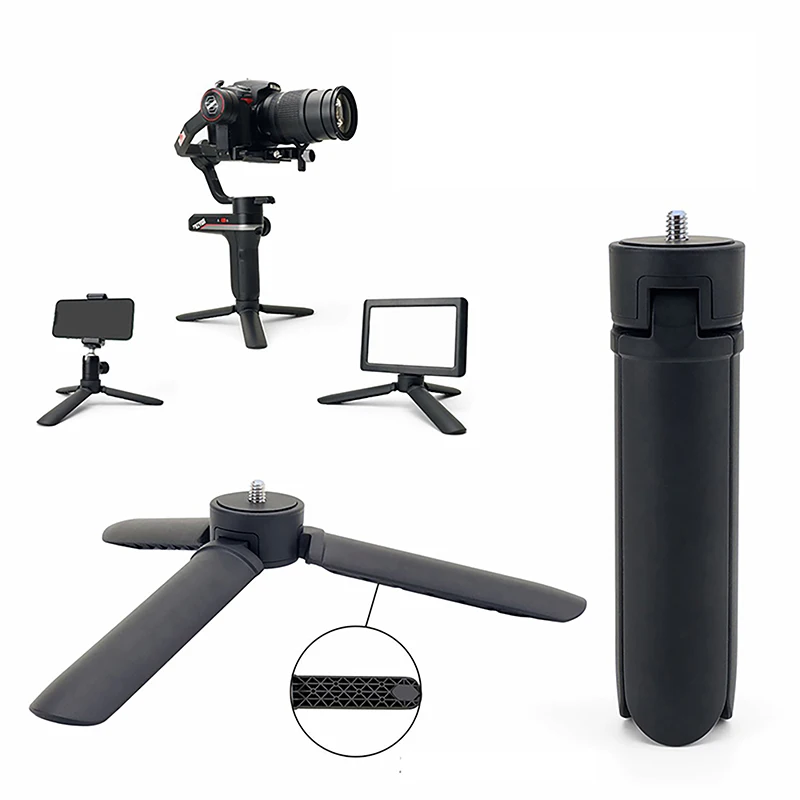 Штатив для OSMO Mobile 3/OM 4, мини-штатив с винтом 1/4 дюйма для OSMO 4 3 2 Pocket 2 Zhiyun Smooth Q 4 Q Moza Feiyu