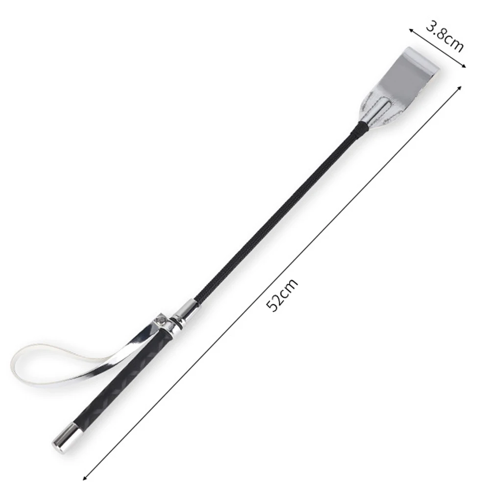 52CM Riding Crop PU Leather Whip Quality PU Leather Crops Equestrianism Horse Whips 3