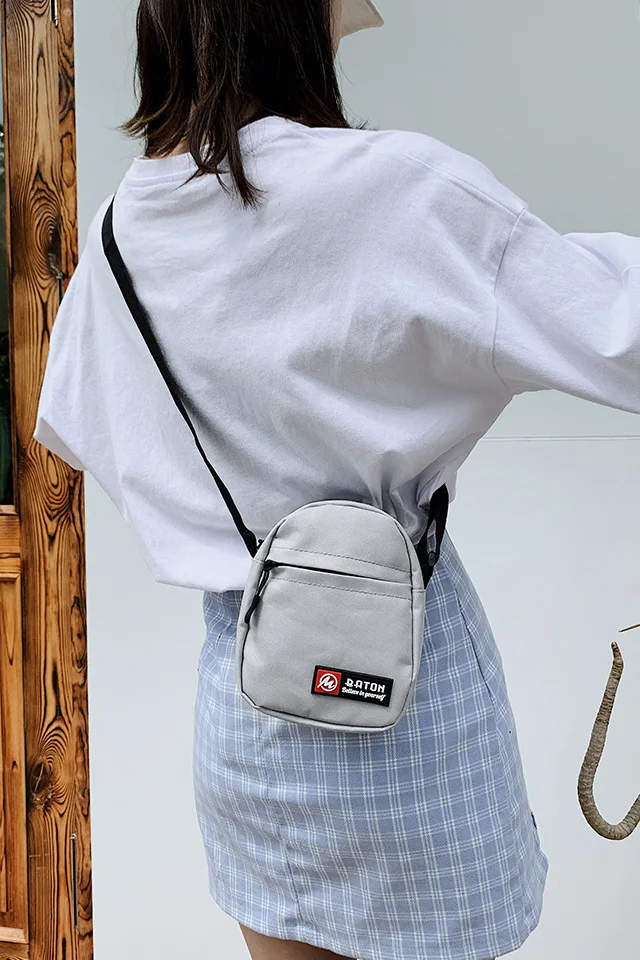 Mobile Canvas Bag 2023 New Fashion Crossbody Women\'s Bag Student Versatile Small Crossody Bag