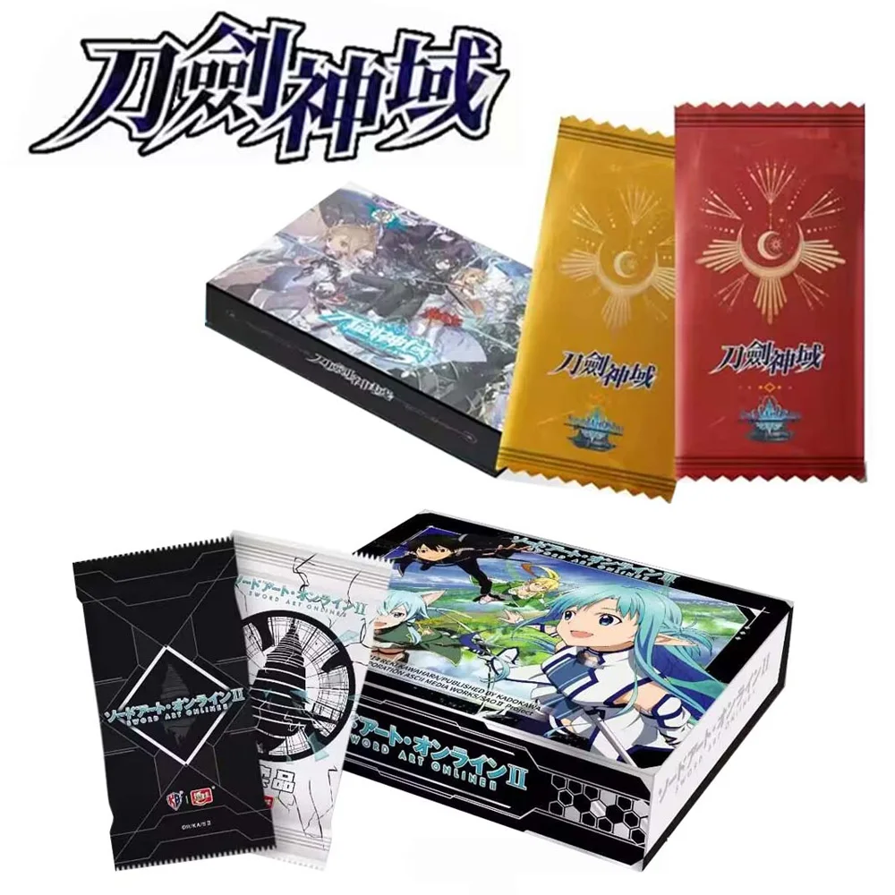 

Sword Art Online Collection Cards Box Booster Limited Case Rare Anime Table Playing Game Board Cards