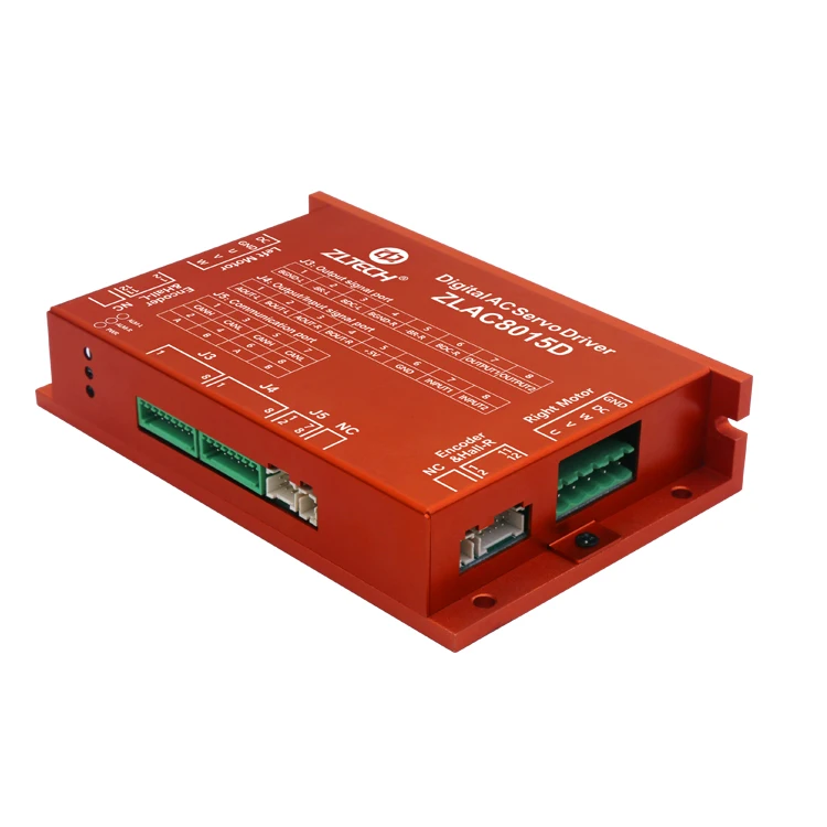 

ZLTECH CAN bus RS485 3 phase 24V 48V dual-channel DC 15A-30A brushless AC hub servo motor driver controller for delivery robot