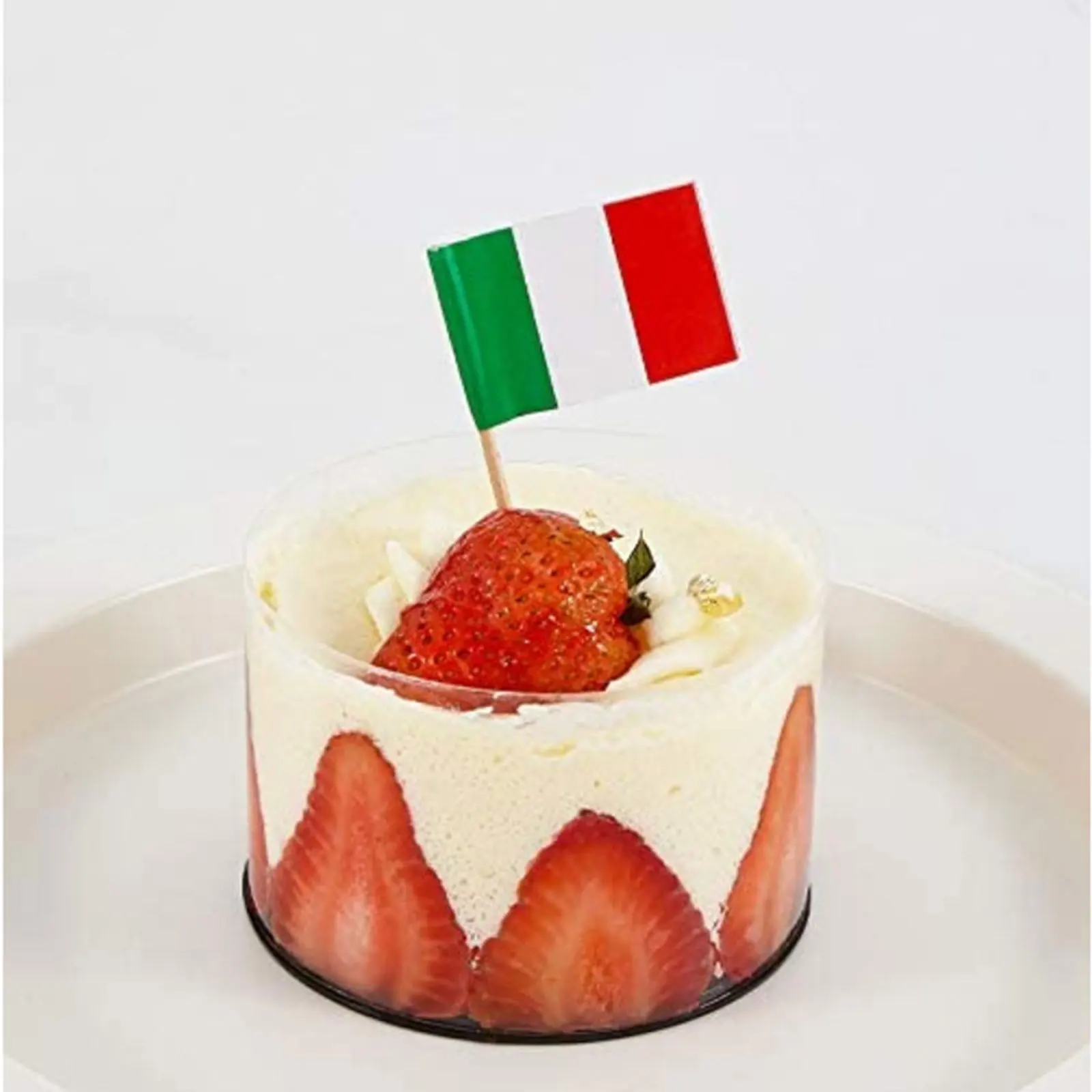 100Pcs Italy Toothpick Flags Mini Stick Cupcake Toppers Country Party Celebration National Decors Food Cocktail Picks Card