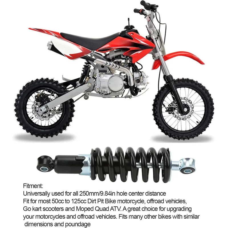 Motorcycle Shock Absorber Suspension Protection - Rear Shocker Absorbers (Non-Hydraulic)