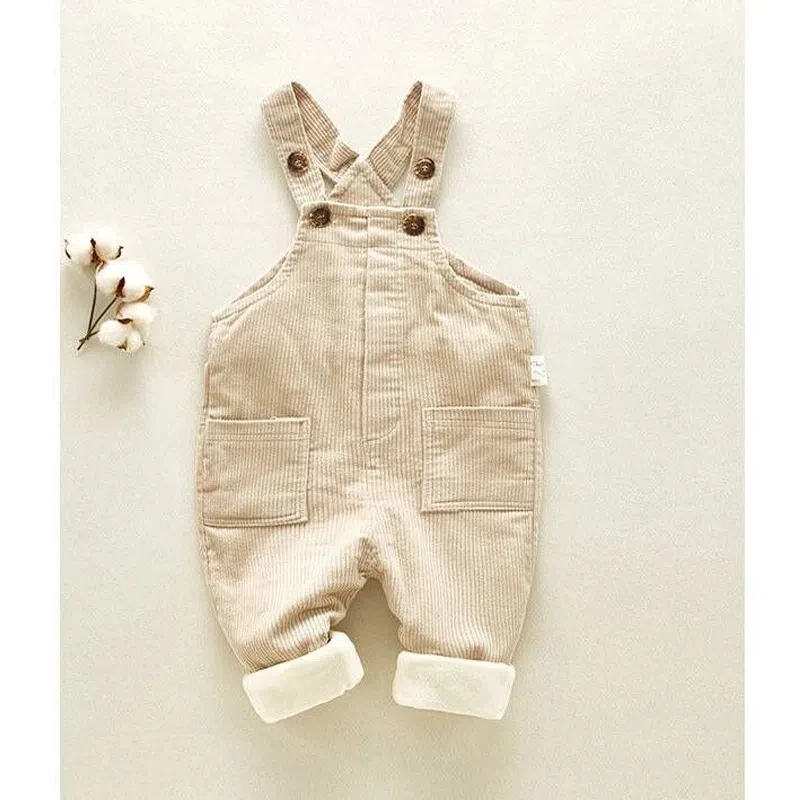 

4 Colors Corduroy Overalls For Baby Summer Spring Autumn Jumpsuits Toddler Trousers Children'S Bodysuit Casual Boys Girls Cloth