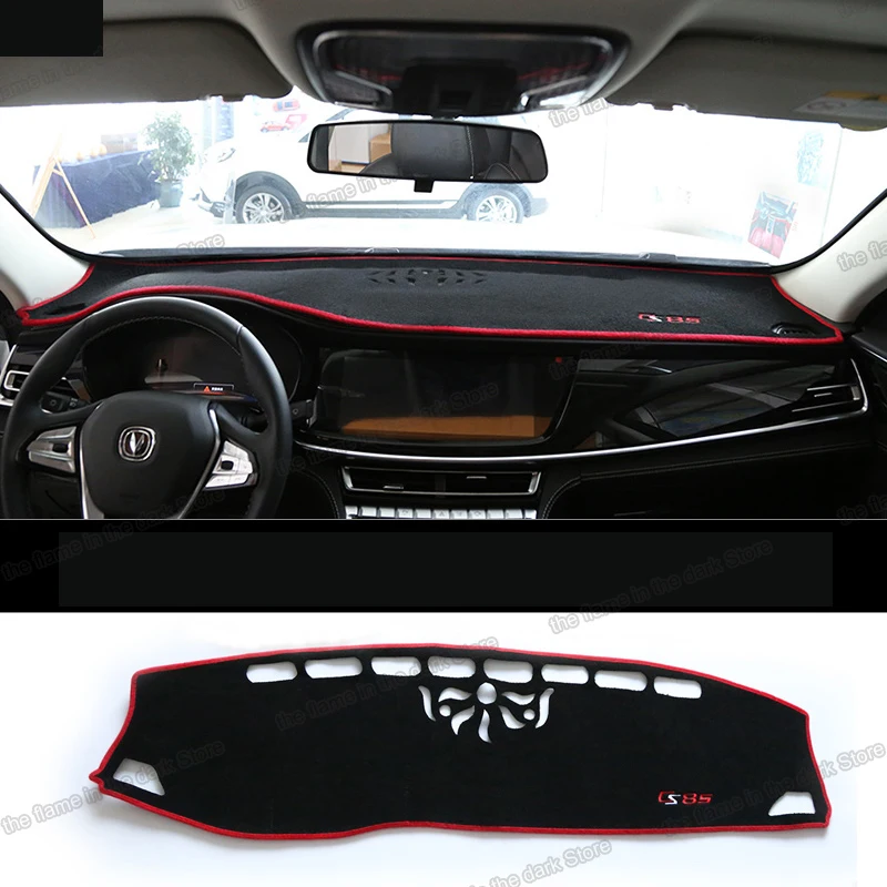 Кожаный Противоскользящий коврик для приборной панели автомобиля changan cs85 coupe 2019