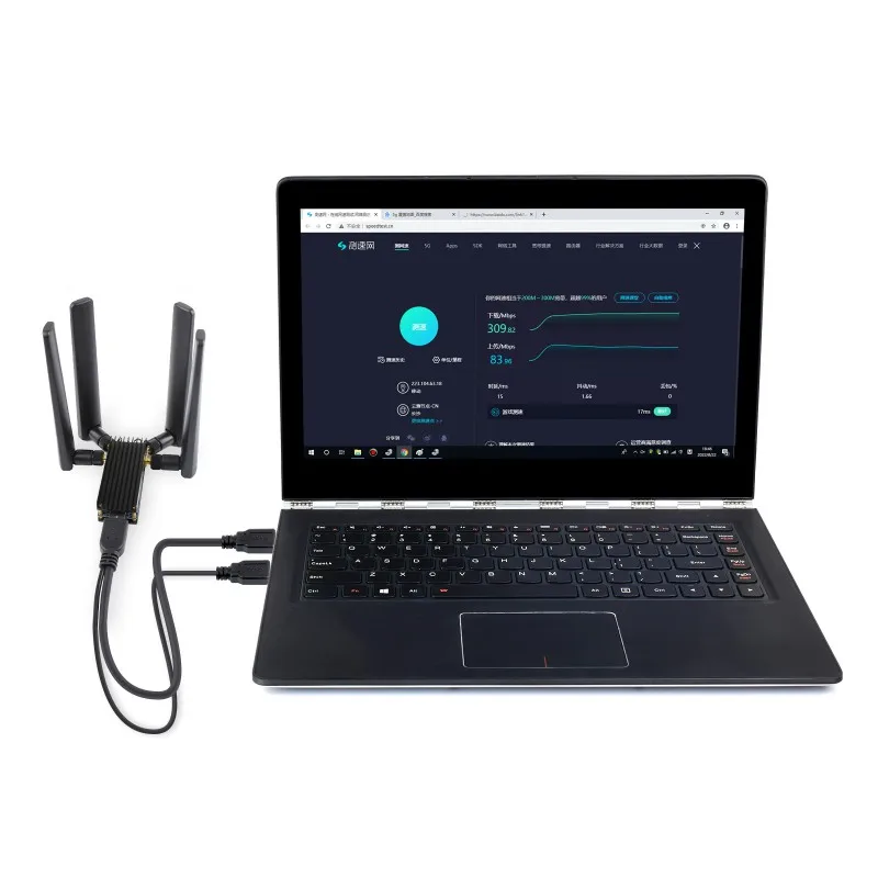 Módulo Dongle Antenas Quad Usb 3.1 Port Dissipador de Alumínio Liga Interface M.2 Chave b 5g - Imagem 6