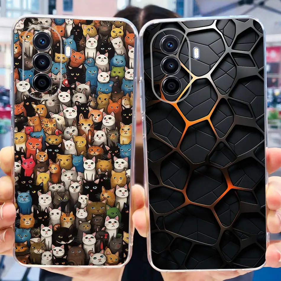 Fashion Pattern Soft Silicone TPU Phone Case