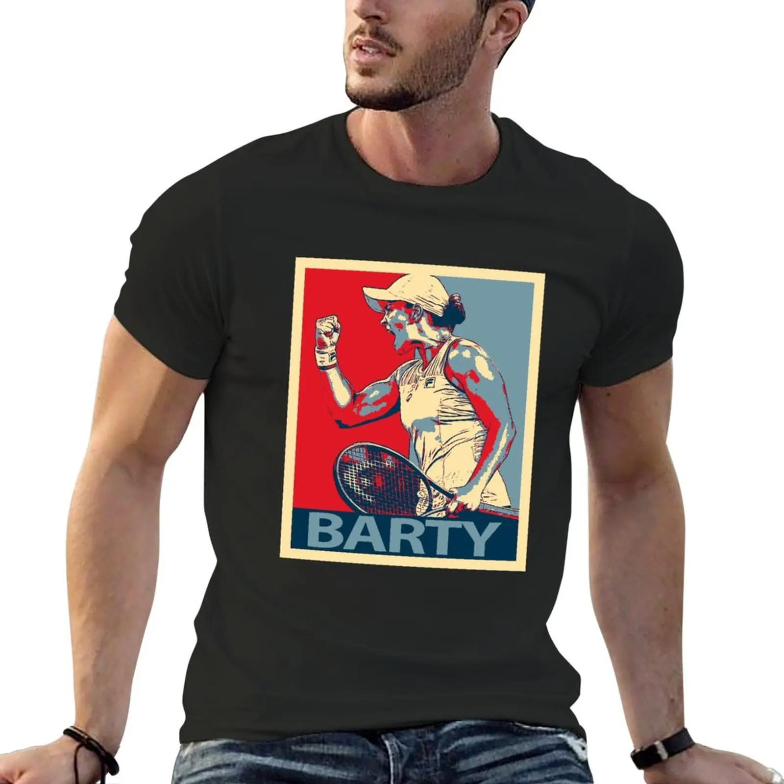 

ashleigh barty champion artwork T-Shirt vintage clothes new edition anime clothes plain oversized t shirts for men