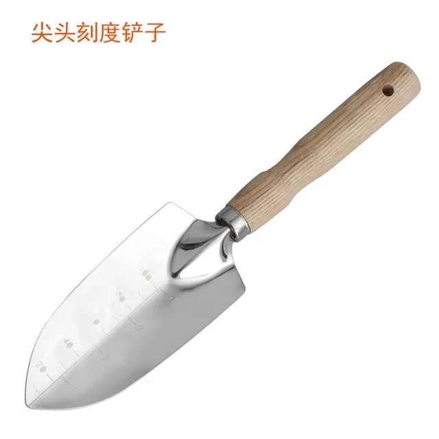 Pointed scale shovel