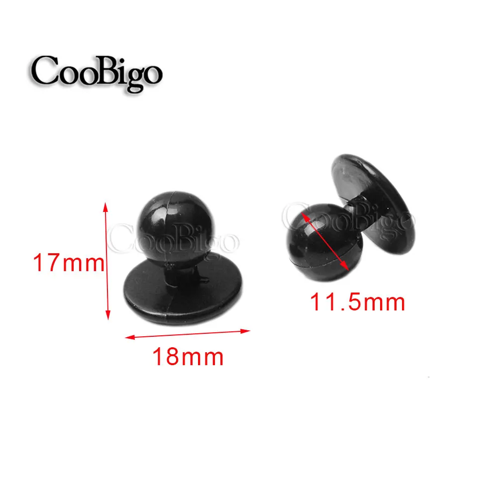 50pcs Plastic Button Chef Jacket Buttons for Restaurants Cook Uniform Work Suit Costume Clothes Sewing Accessories Colorful 11mm 3