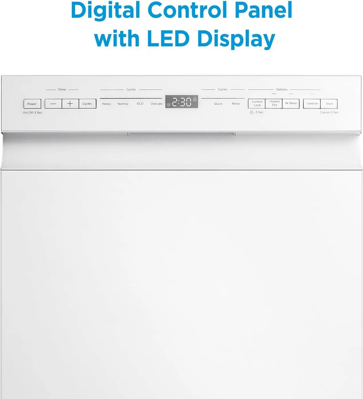 Built-in Dishwasher with 8 Place Settings, 6 Washing Programs, Stainless Steel Tub, Heated Dry, Energy Star, White 5