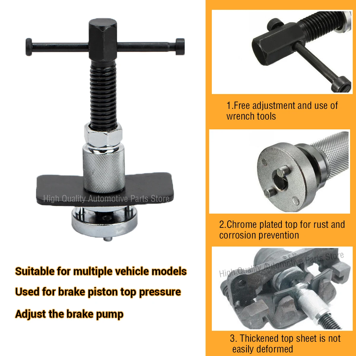 Car Disc Brake Pad Caliper Piston Rewind Wheel Cylinder Pump Separator Disassemble Repair Tools Truck Trailer Auto Accessories 2