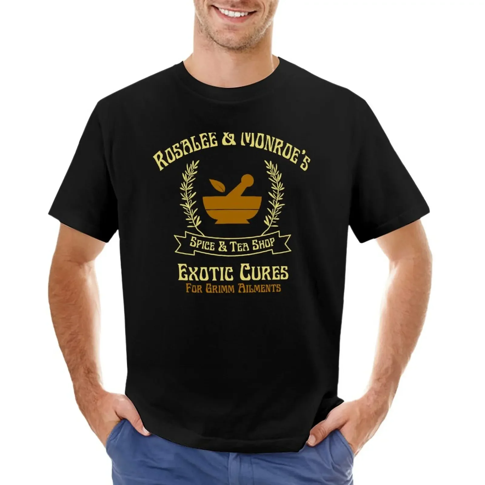 

Rosalee & Monroe's Exotic Spice & Tea Shop T-Shirt aesthetic clothes kawaii clothes tees anime black t shirts for men