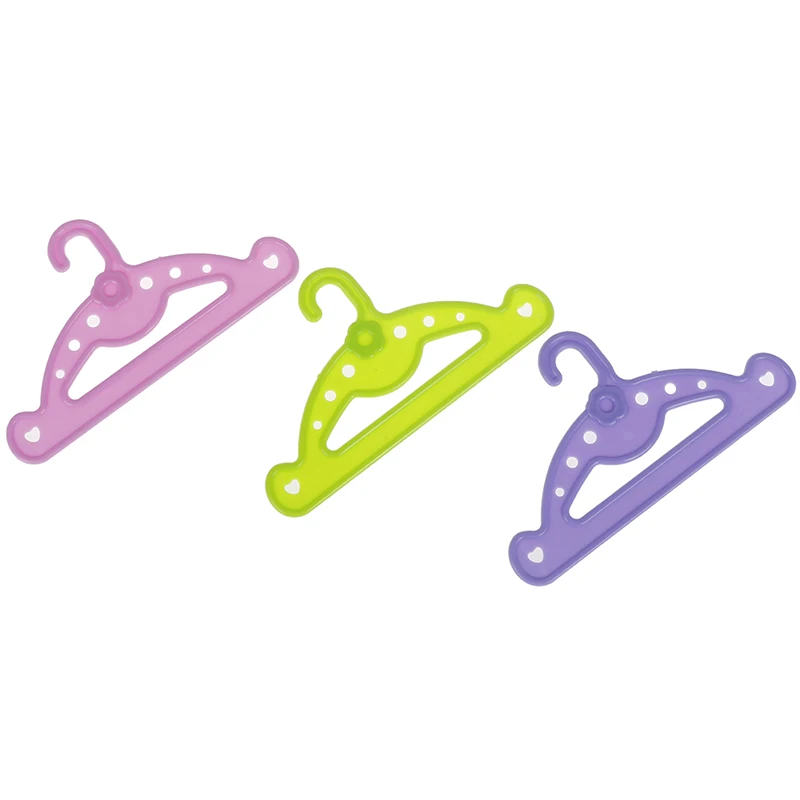 Handmade 5PCS / Set Plastic Hanger Fit 18 Inch American 43cm Baby Doll