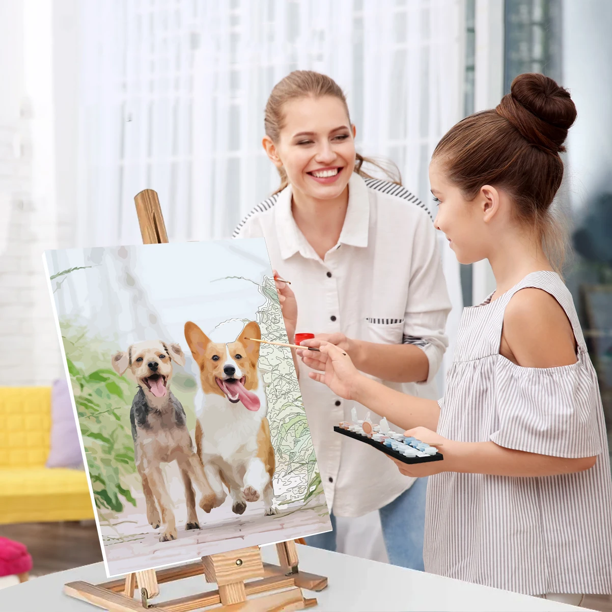 Personalized DIY Canvas Painting Kit - Custom Paint by Numbers Gift