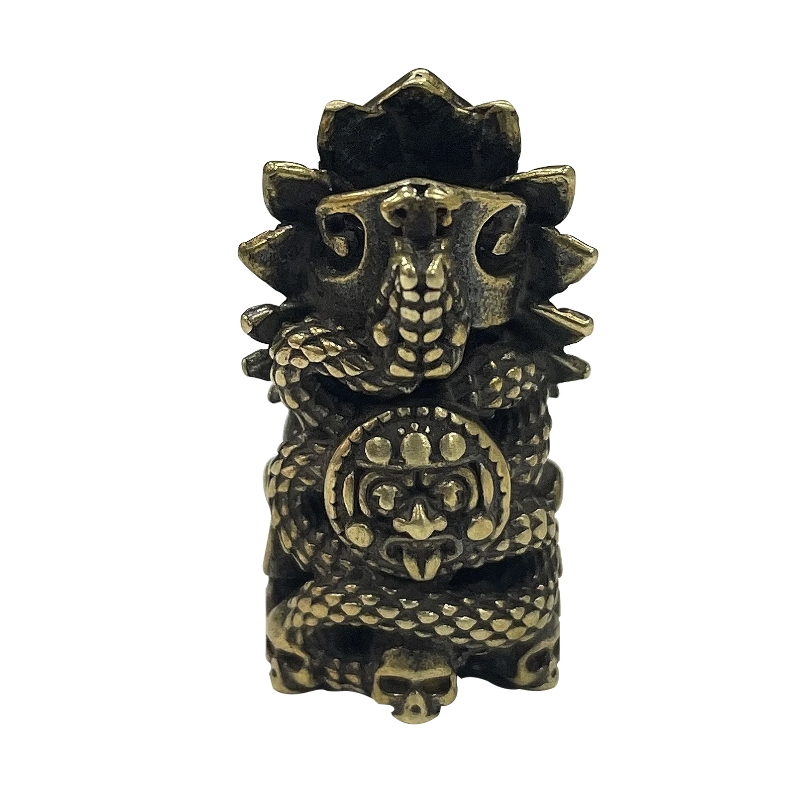 Фото Mayan богиня Волк череп Самурай Лев нож бусины для Паракорда зонта веревка Брелки Аксессуары Подвески №5