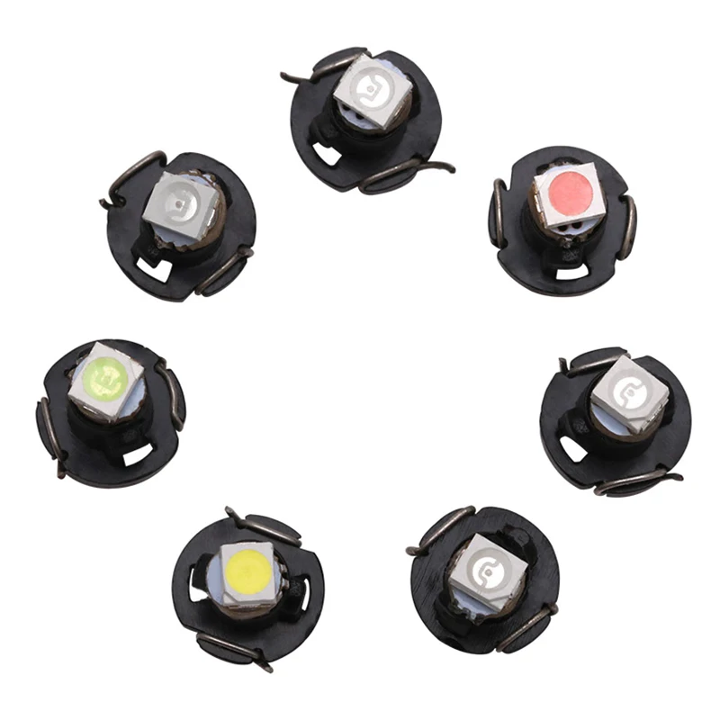 Instrument Lights LED T3 T4.2 T4.7 Meter Bulb Warning Switch Dashboard Indicator Panel Lamp 10PCS car dashboard light bulbs
