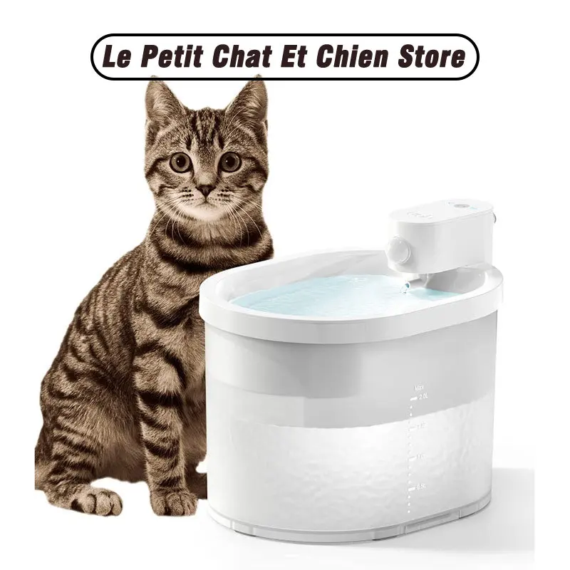 UahpetWirelessBatteryOperatedAutomaticCatPetWaterFountain67oz