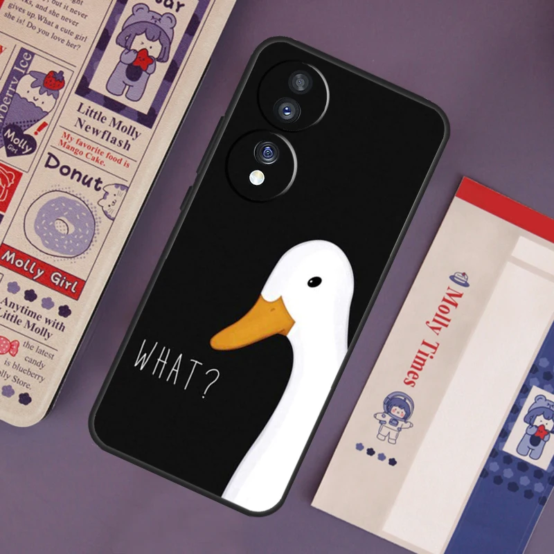 Adorable Cartoon Goose Protective Phone Case