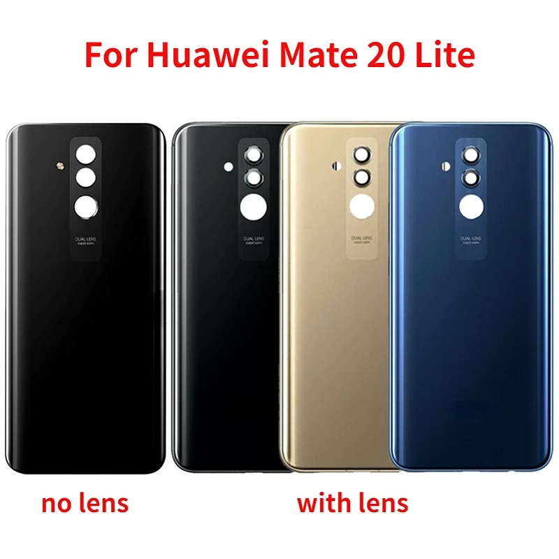 

Back Cover For Huawei Mate 20 Lite SNE-LX1 SNE-LX2 SNE-LX3 Battery Cover Rear Door 3D Glass Panel Housing Case Replacement