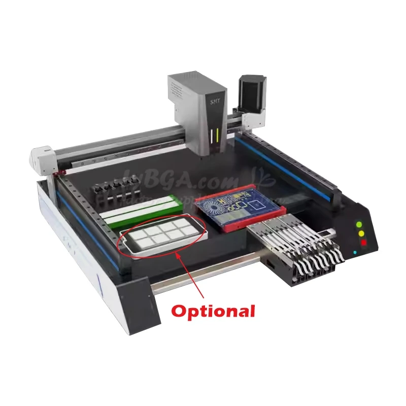 Triple Vision Camera System High Speed Desktop Mini Automatic SMT Pick And Place Machine SMD Dual Heads Nozzles for PCB Assembly