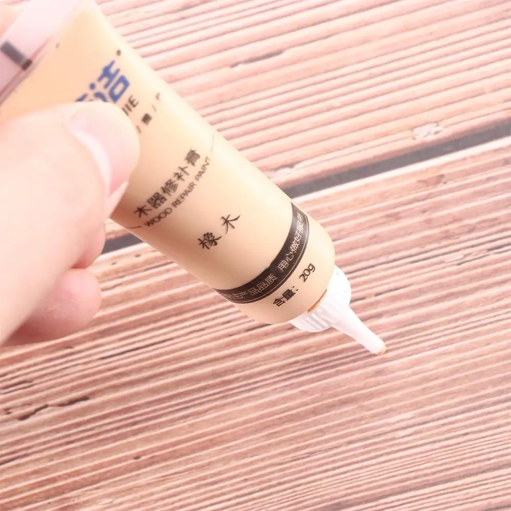 Description Picture 5 of itemWooden Scratch Hole Removal Touch Up Wood Glue Furniture Repair Paint Repair Cream Wood Filler Refinish Paste
