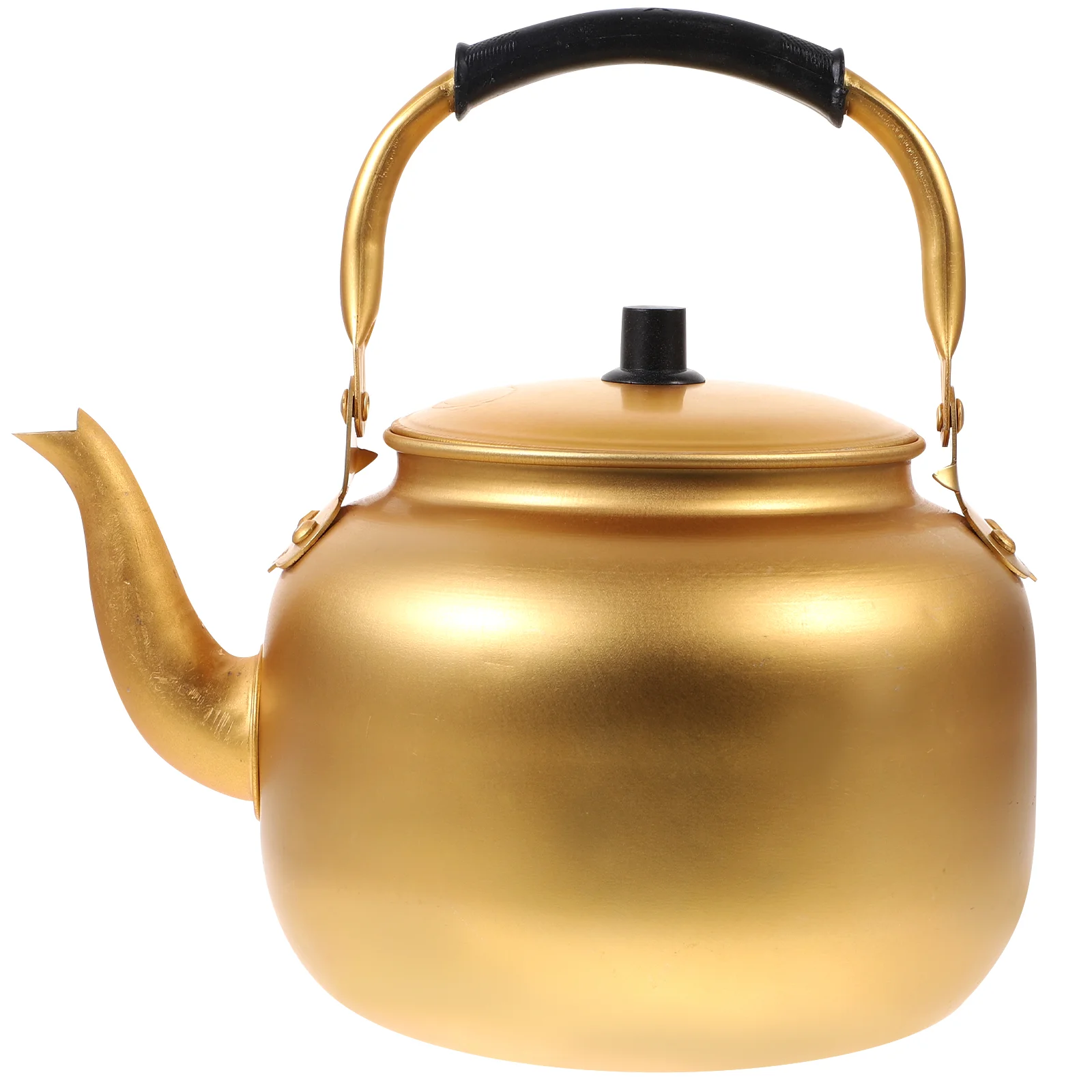 

Aluminium Kettle Vintage Tea Kettle 4L Floral Tea Pot Serving Kettle for Korean Makgeolli Soup Chinese Fu Tea Accessories