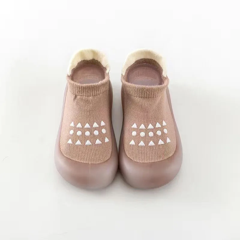 Sommer Neue Gekämmte Baumwolle Rutschfeste und Atmungsaktive Kinder-Weichsohlenschuhe Baby-Laufschuhe Netzstoff-Babysocken – Detail 6