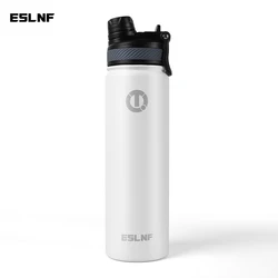 650ml Stainless Steel Thermos Water Bottle - Insulated Sports Kettle (WHITE)