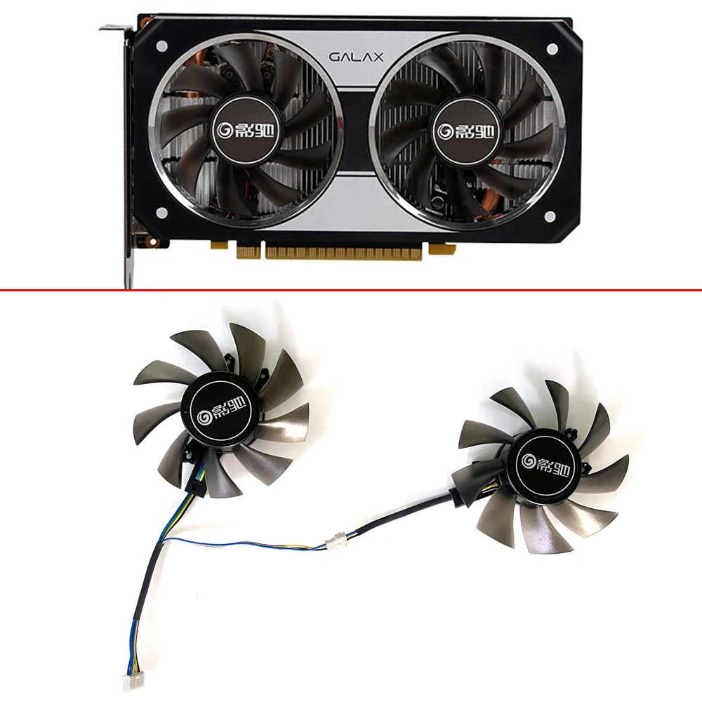 2 Pz 75Mm Ga82S2H Gtx1650 Gtx1060 Gpu Ventola Per Galaxy Kfa2 Geforce Gtx 1060 Oc Gtx 1650 Super Schede Grafiche Come Ventola Di Ricambio