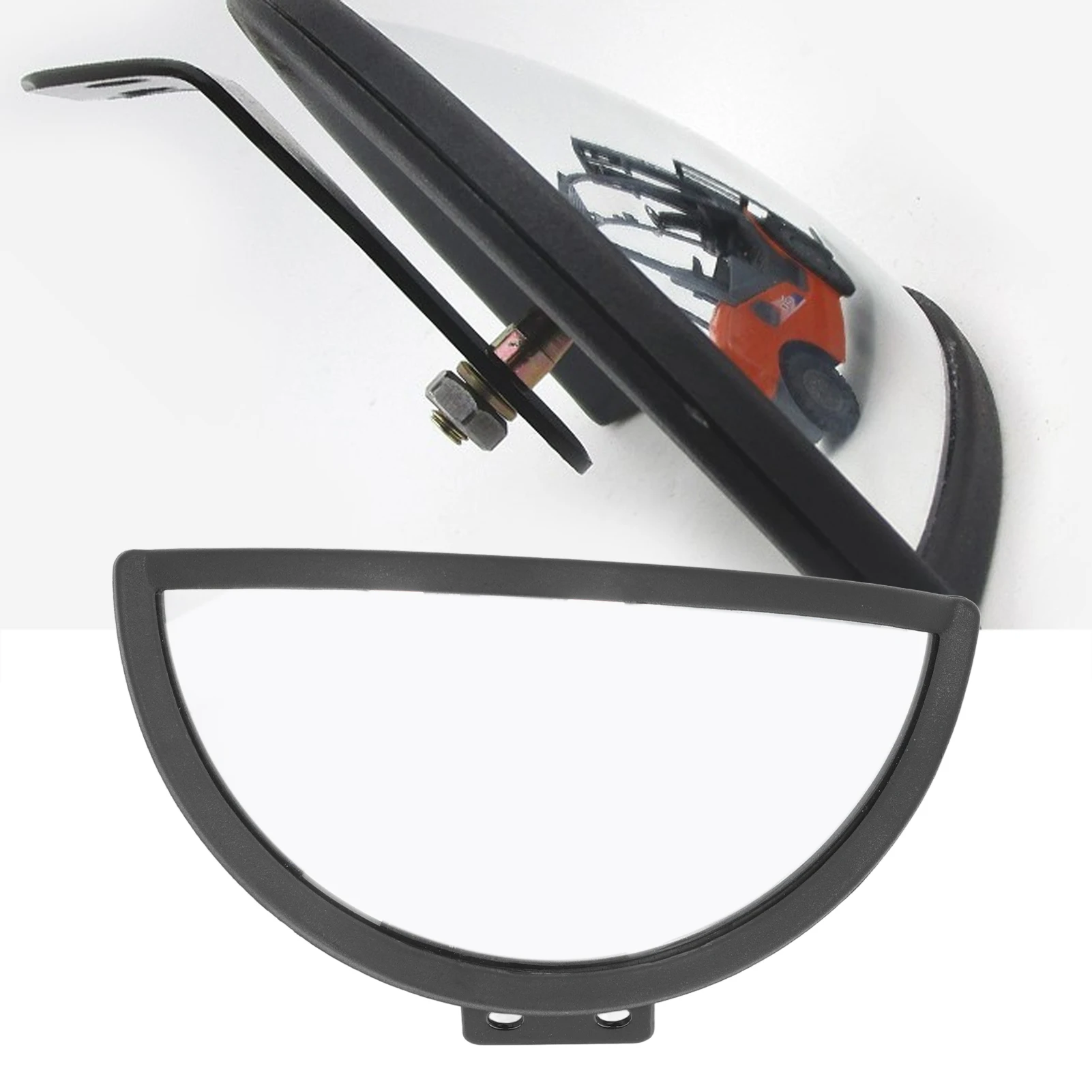 Forklift Convex Rearview Mirror ABS and Glass Broad Vision Range Half Dome Mirror for Forklift Convex Security
