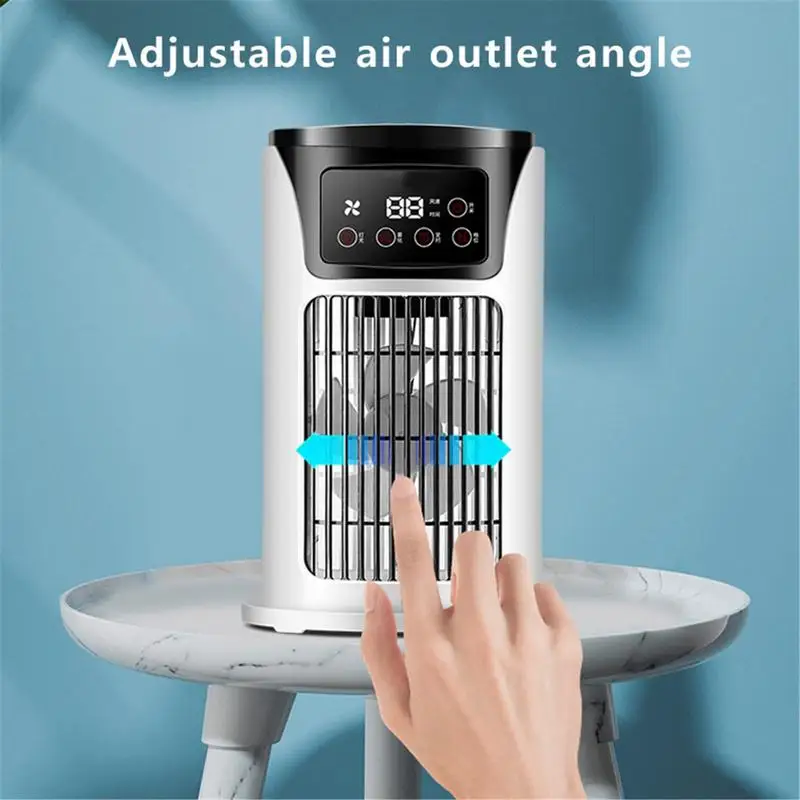 

Portable Mini Air Conditioner USB Charging Air Cooler Electric Fan Silent Air Cooling Fan Personal Air Conditioning For Offices