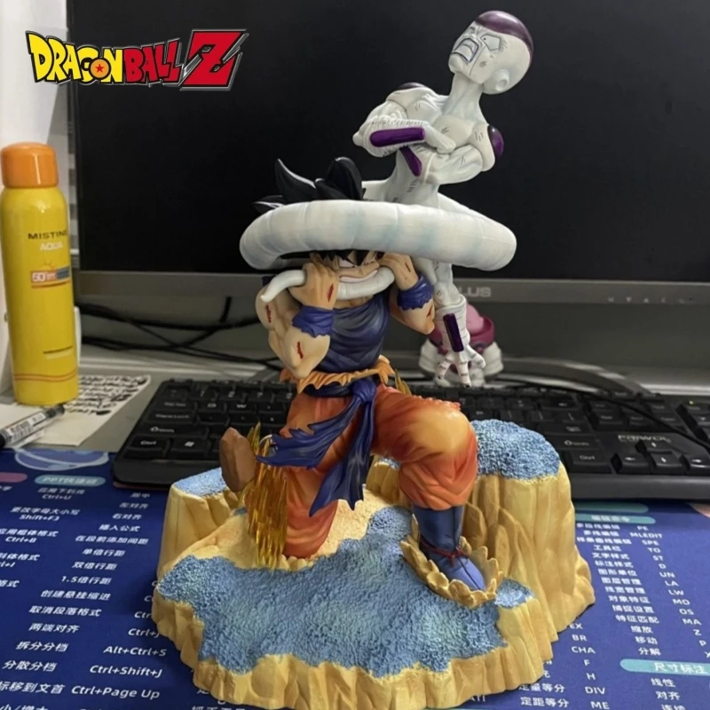 

Presale Dragon Ball Z Figure Namek Son Goku Bites Frieza Tail Gk 27cm Pvc Action Figures Statue Collection Model Toy Gifts