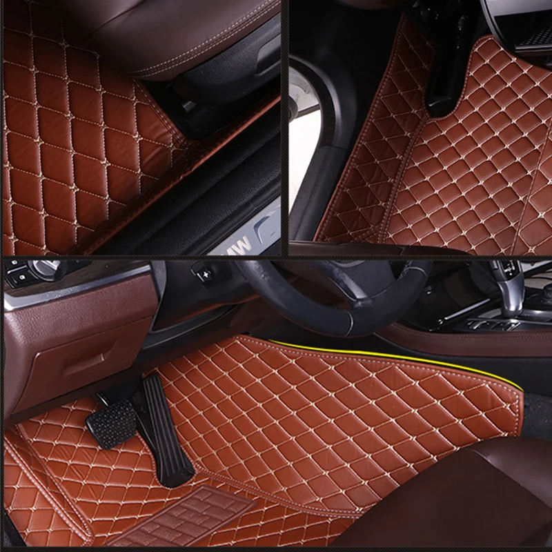 Tapis de Sol de Voiture pour Cristaux en C5 Aircross 2018 ~ 2022, Polymères  en Cuir Durables, Pièces Intérieures, Accessoires Automobiles, 2019