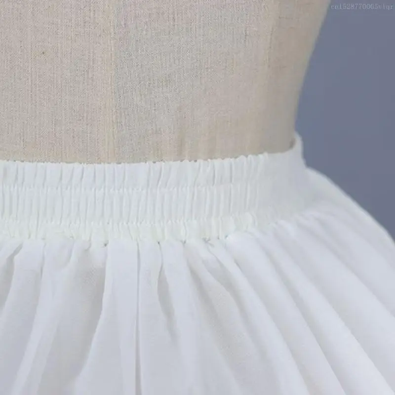 Petticoat Crinoline Slips Wedding Accessories Bustle Cage Skirt Vintage Underskirt Hoops Elastic Waist