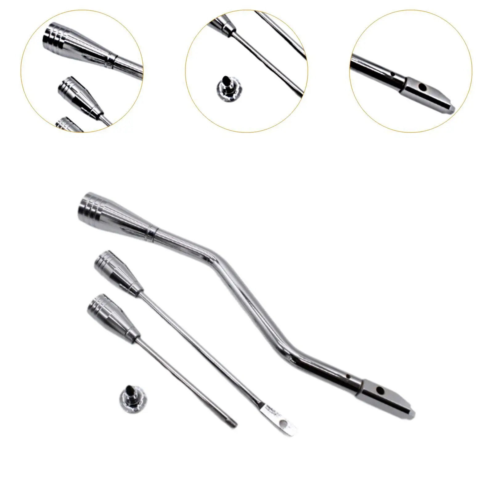 Shifter Lever Turn s Hazard Tilt Kit Practical Stainless Steel High