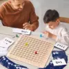 Math Multiplication Board Montessori Wooden Toys Kids Preschool Learning Educational Board Game Toys For Counting Teaching 6