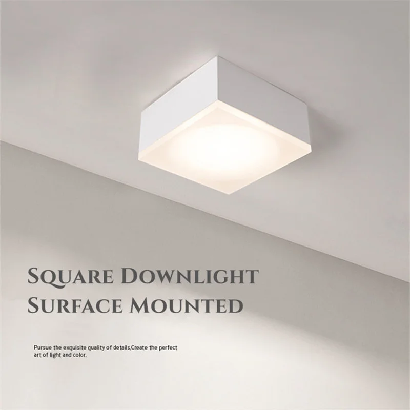 

Ultra-thin Surface Mounted Downlight Square LED Ceiling Lamp for Entrance Corridor Aisle Kitchen Home Decoration Light Fixtures