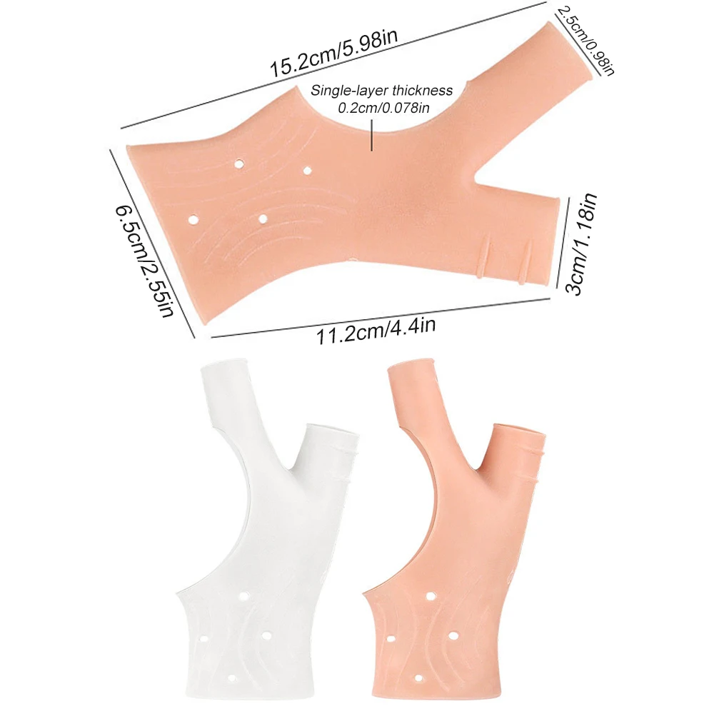 1PCS Gel Wrist Thumb Support Braces Unisex Wrist Hand Thumb Gloves Soft Waterproof Left and Right Hand Compression Sleeve
