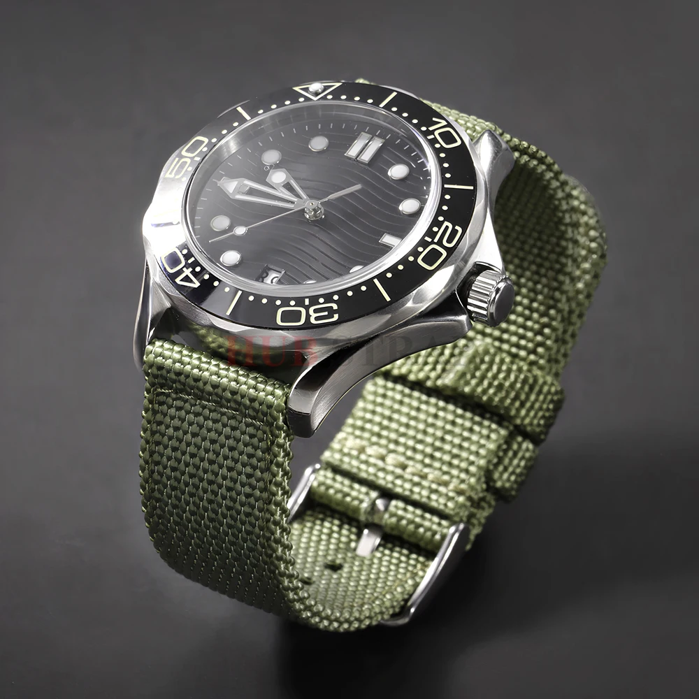 Nylon Canvas Woven Soft Watch Band - Sport & Military Style Wristband