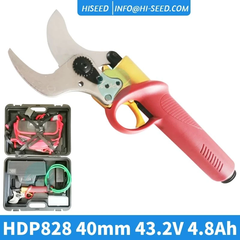 Electric Pruning Shears Garden 40mm Electric Scissors Fruit Trees Trimming Secateurs