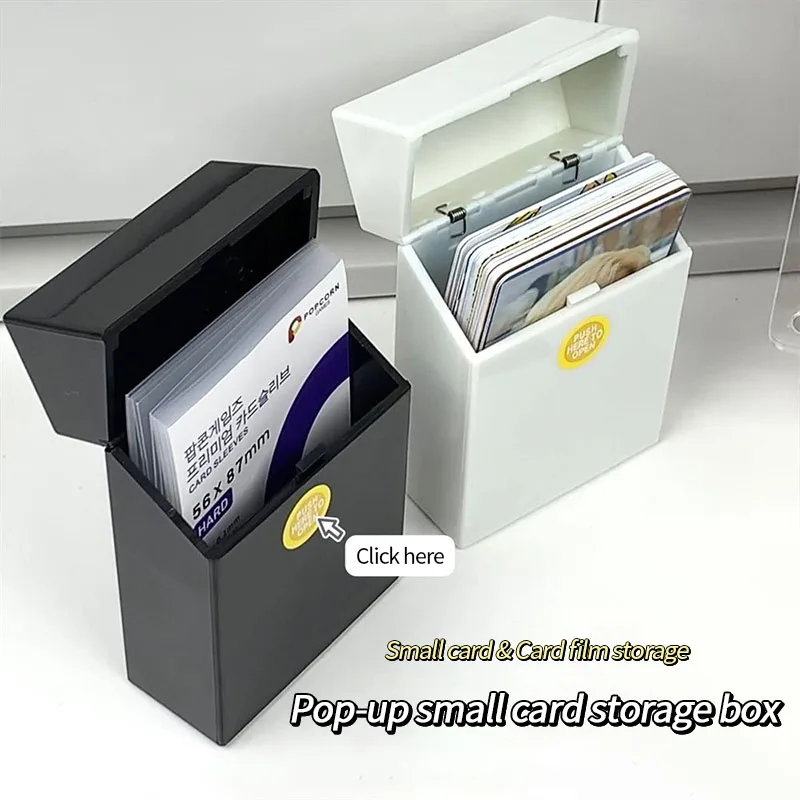 Multiple Types Kpop Idol Card Storage 3 Inch Game Star Celebrity Card Photo Storage Box Portable Case Packaging Supplies