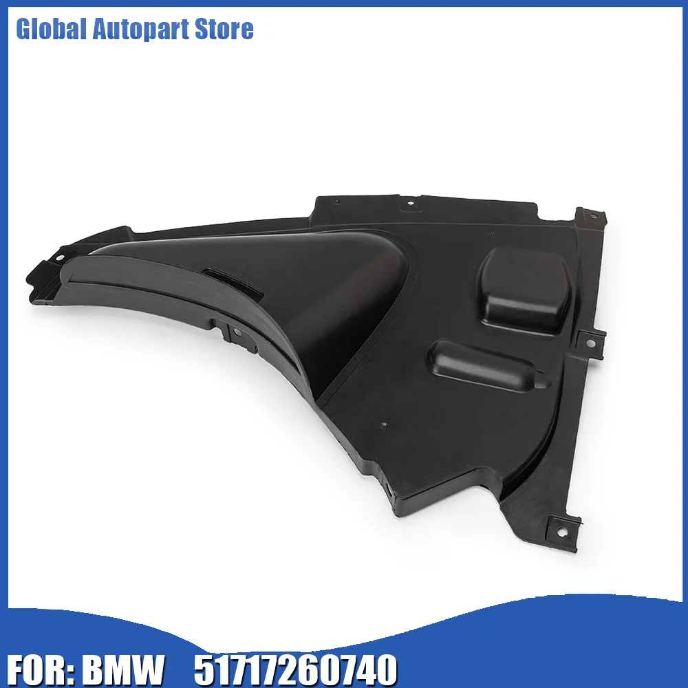 51717260740 BMW 335I 2012-2015 용 앞 우측 하부 스플래시 쉴드 펜더 라이너 BMW 328D 2014-2018 용 자동차 액세서리