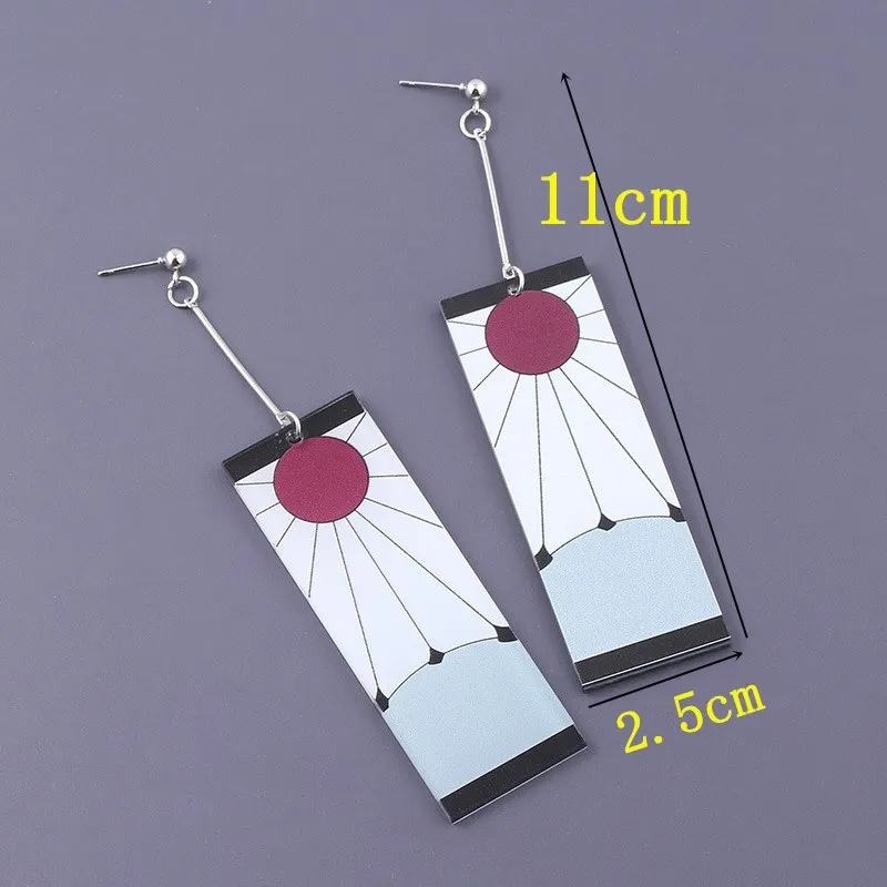 Demon Slayer Kimetsu no Yaiba Drop Earrings Jewelry