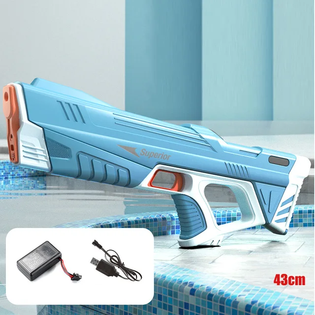 2033 Full Electric Automatic Water Storage Gun Portable Children Summer