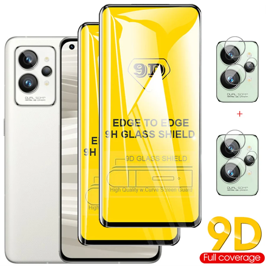 реалми гт Полное покрытие стекло Realme gt2 Pro защитное стекло для Realme GT Glass Realmi GT Neo 3 2 2T защитная пленка для экрана  реалми gt камеры пленка Realmi Realme GT Neo 2 5G стекло