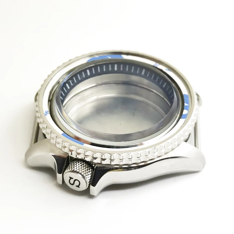 

42MM Watch Case NH36 Case Modification Parts Sapphire for Seiko NH35 Case 007 Mechanical Men's Watches Fits NH35/NH36 Movement