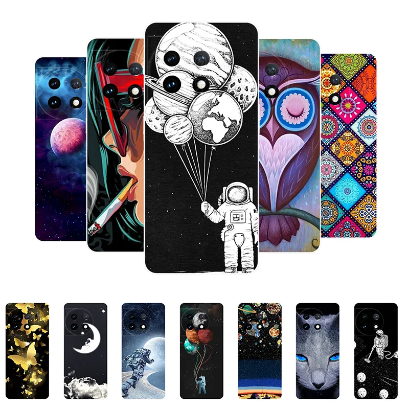 Per Oneplus 11 5G Custodia Cover One Plus 11 Funda Astronaut Custodia Morbida In Silicone Per Oneplus 11 Oneplus11 Coque