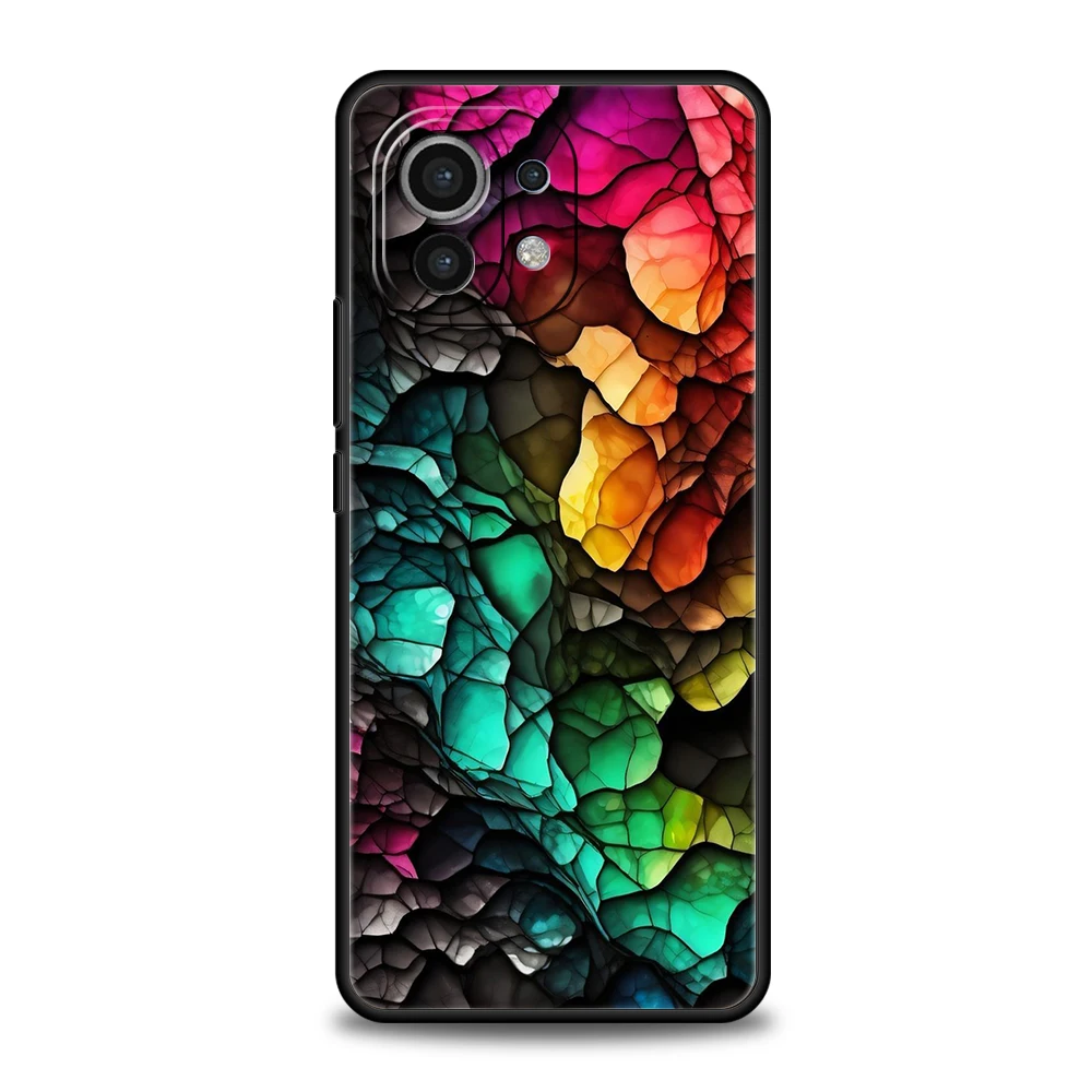 Malerei Marmor Handy hülle für Xiaomi Mi 14 13 12 11 Ultra 13t 12t Poco C51 F3 F4 F5 X3 X4 NFC M3 Pro Lite 5g Silikon hülle – Detail 7