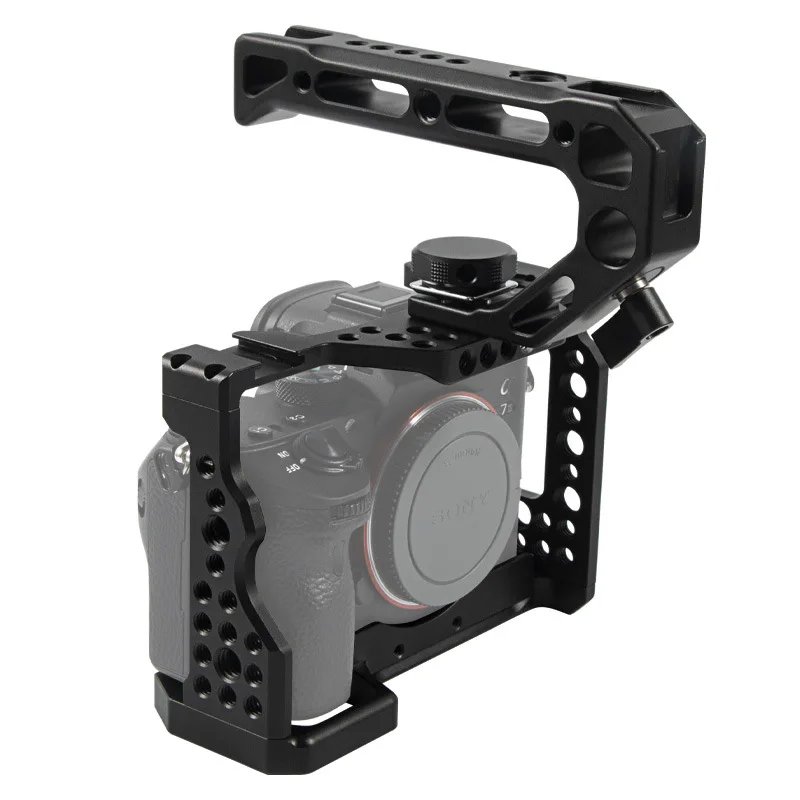 a7 iii A73 A7M3 Camera Cage with Cold Shoe Mount for Sony A7III